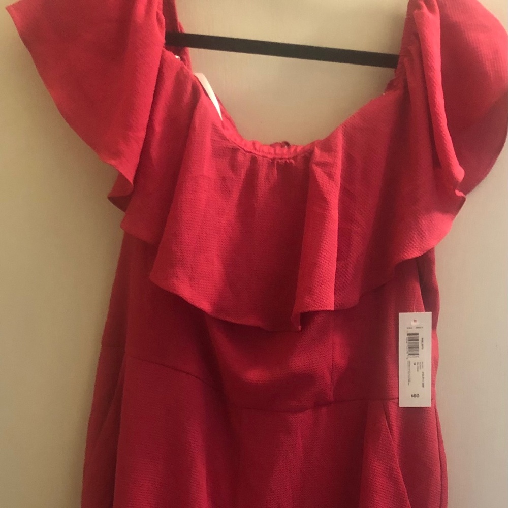 Premier Amour  Fuchsia Romper